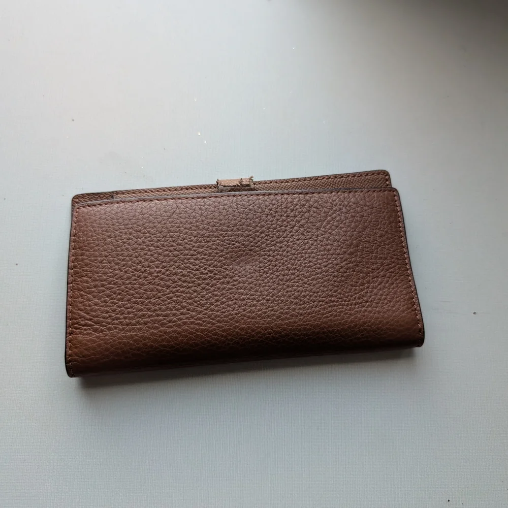 Coach Brown Leather Wallet - Picture 4 of 4